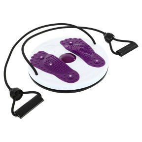 Диск здоров'я масажний SP-Sport 28см з магнітами та масажером рефлекторних зон на стопах з еспандерами, фото 1