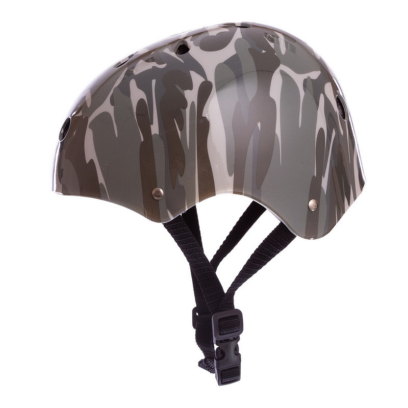 Універсальний захисний шолом казанок Zelart SK-5616-009 із застібкою фастекс (L-54-58)