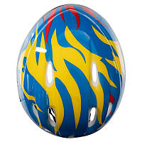 Спортивний захисний шолом Zelart SK-2859 з механізмом регулювання і застібкою фастекс (S-M) 7-8 років.Синій