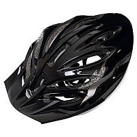 Велошолом крос-кантрі SP-Sport S-L (52-61 см) для захисту голови M, Чорно-сріблястий