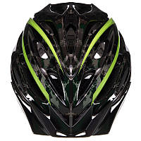 Захисний велошолом для голови крос-кантрі Zelart HB31 із застібкою фастекс (М 55-58 см) Зелений