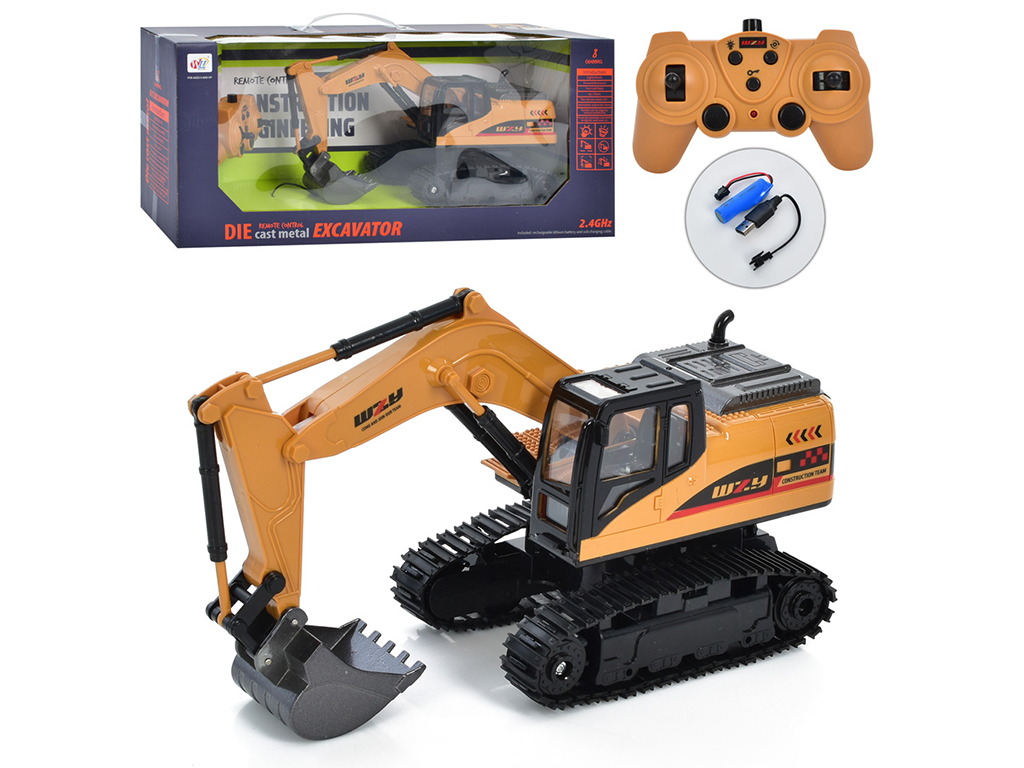 Екскаватор на радіокеруванні з акумулятором для дітей