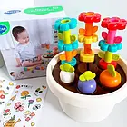 Гра Горщик з квітами Hola Toys розвиваюча для дітей від 1 року, фото 2