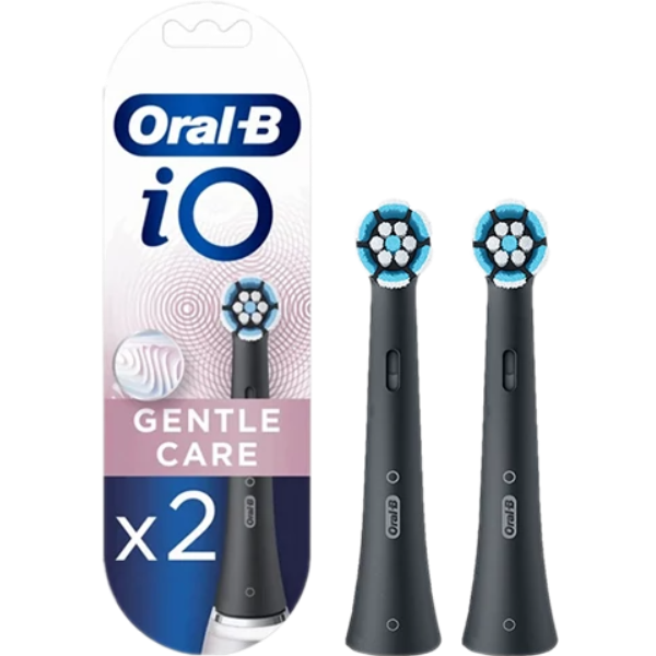 Насадка для електричної зубної щітки Oral-B iO RB SB Gentle Care Black (2 шт.)