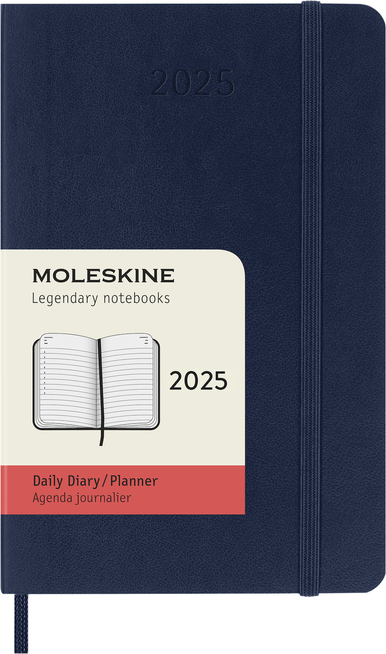 Щоденник Moleskine 2025 кишеньковий 9х14 см сапфір м’який (8056999270216)