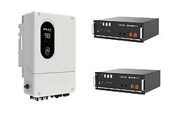 Комплект аварійного живлення інвертор PROSOLAX X1-Lite-10.0-LV 10 kW + АКБ Pylontech US5000 4.8 kW 2 шт.