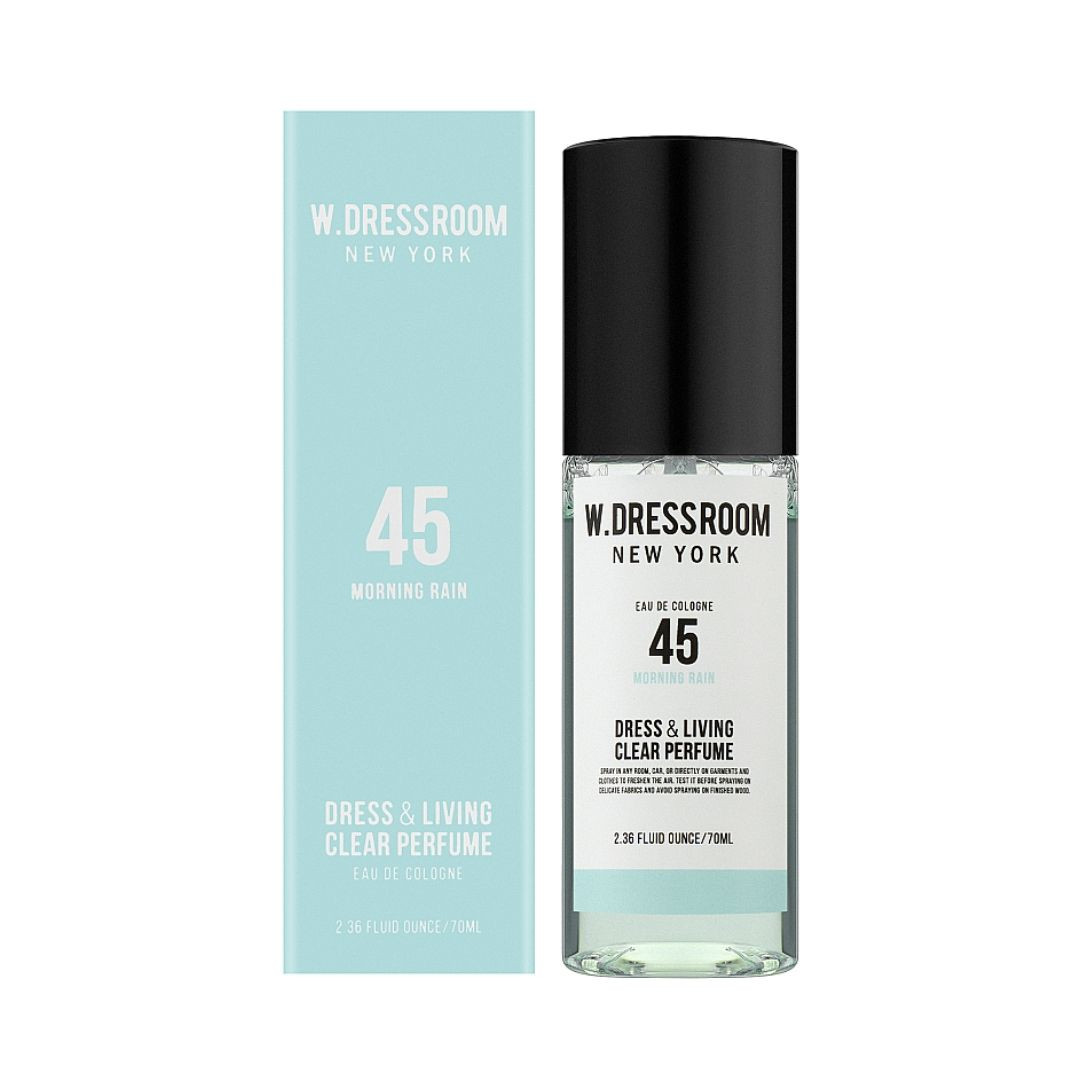 Парфумована вода для одягу та дому "Ранковий Дощ" W.Dressroom Dress & Living Clear Perfume 45 Morning Rain 70ml, фото 1