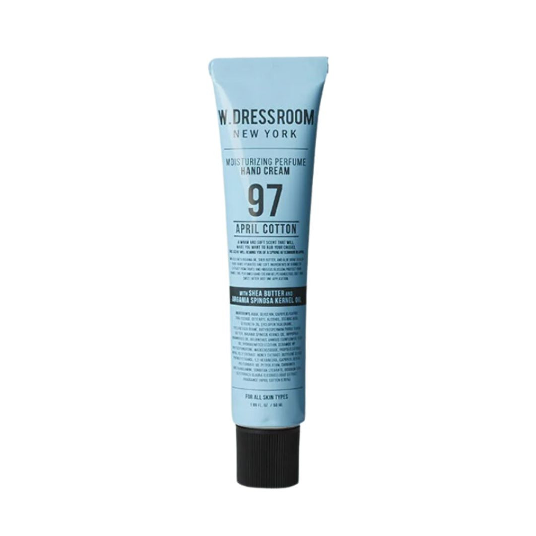 Парфумований крем для рук "Свіжість Бавовни" W.Dressroom Moisturizing Perfume Hand Cream 97 April Cotton 20ml, фото 1