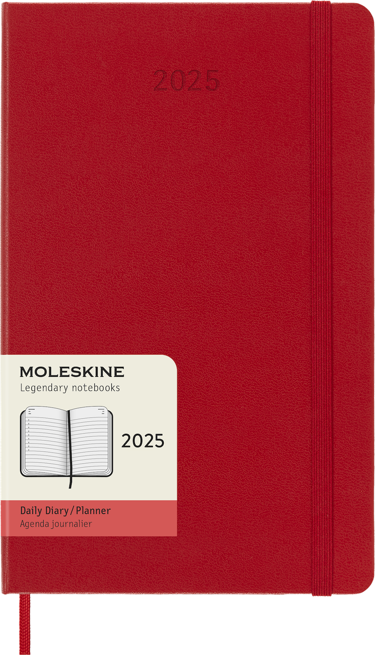 Щоденник Moleskine 2025 середній 13х21 см червоний (8056999270148), фото 1