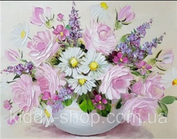 Діамантова мозаїка. Картина на підрамнику Святкова композиція, розмір 30х40 см, фото 1