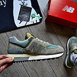 Чоловічі кросівки New Balance 574 Legacy Stone стон айленд весна-осінь . Живе фото, фото 2