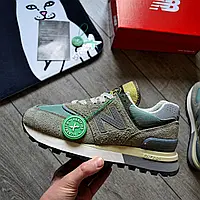 Чоловічі кросівки New Balance 574 Legacy Stone стон айленд весна-осінь . Живе фото