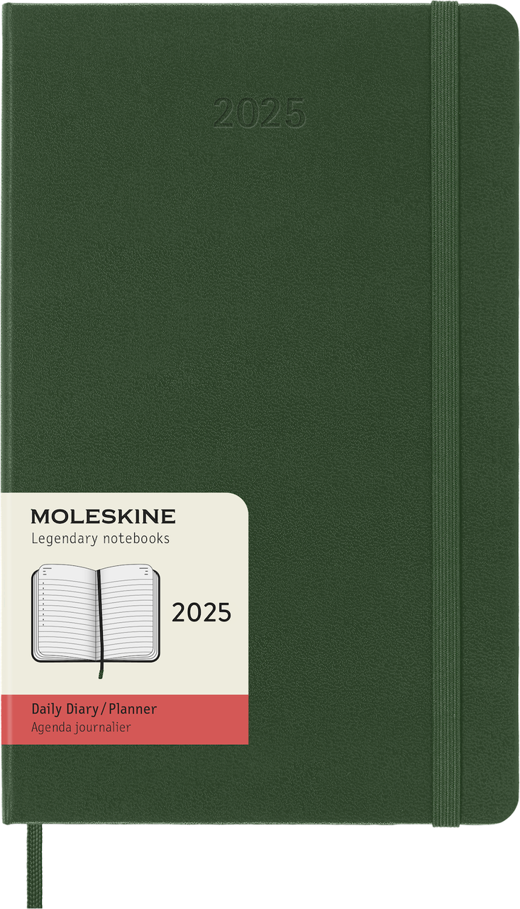 Щоденник Moleskine 2025 середній 13х21 см миртовий зелений (8056999270766)