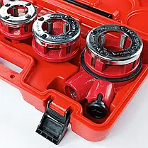 Набір клупів з тріскачкою 6 шт. 1/4", 3/8", 1/2", 3/4", 1", 1.1/4" Haisser, фото 4