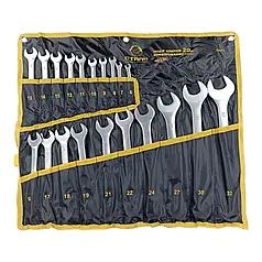 Набір ключів комбінованих у чохлі Satin 20 шт Сталь 48473