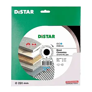 Круг алмазний відрізний Distar 1A1R Hard ceramics (250x1.6 / 1.2x10x25.4 мм), фото 4