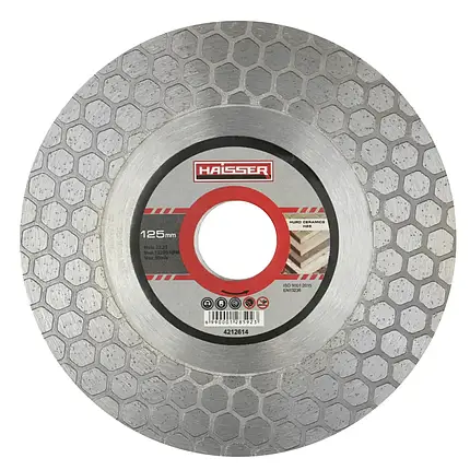 Диск алмазний HURD CERAMICS H25 125x1,6x25x22,23 Haisser 4212614, фото 1