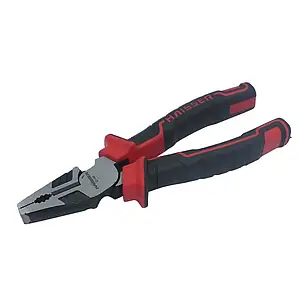 Плоскогубці 41133 Cr-Ni Blacken Polished 50% SAVE POWER 180 мм Haisser, фото 1