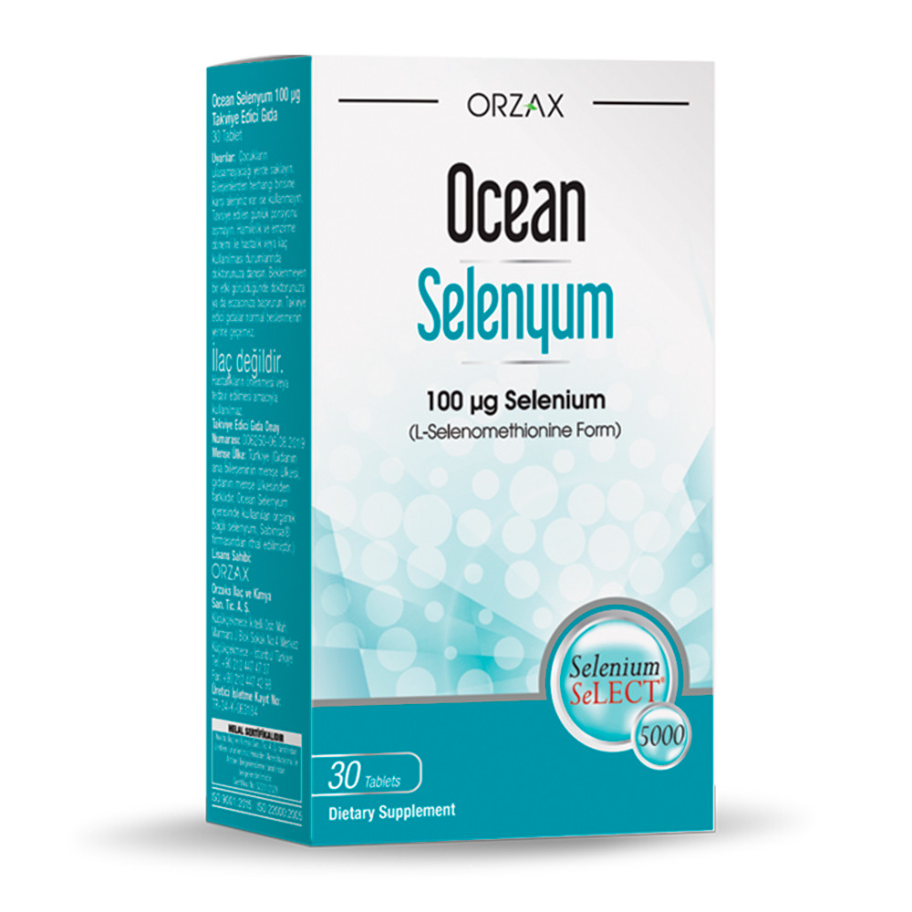 Orzax Selenium / L-селенометіонін 100 мкг 30 таблеток