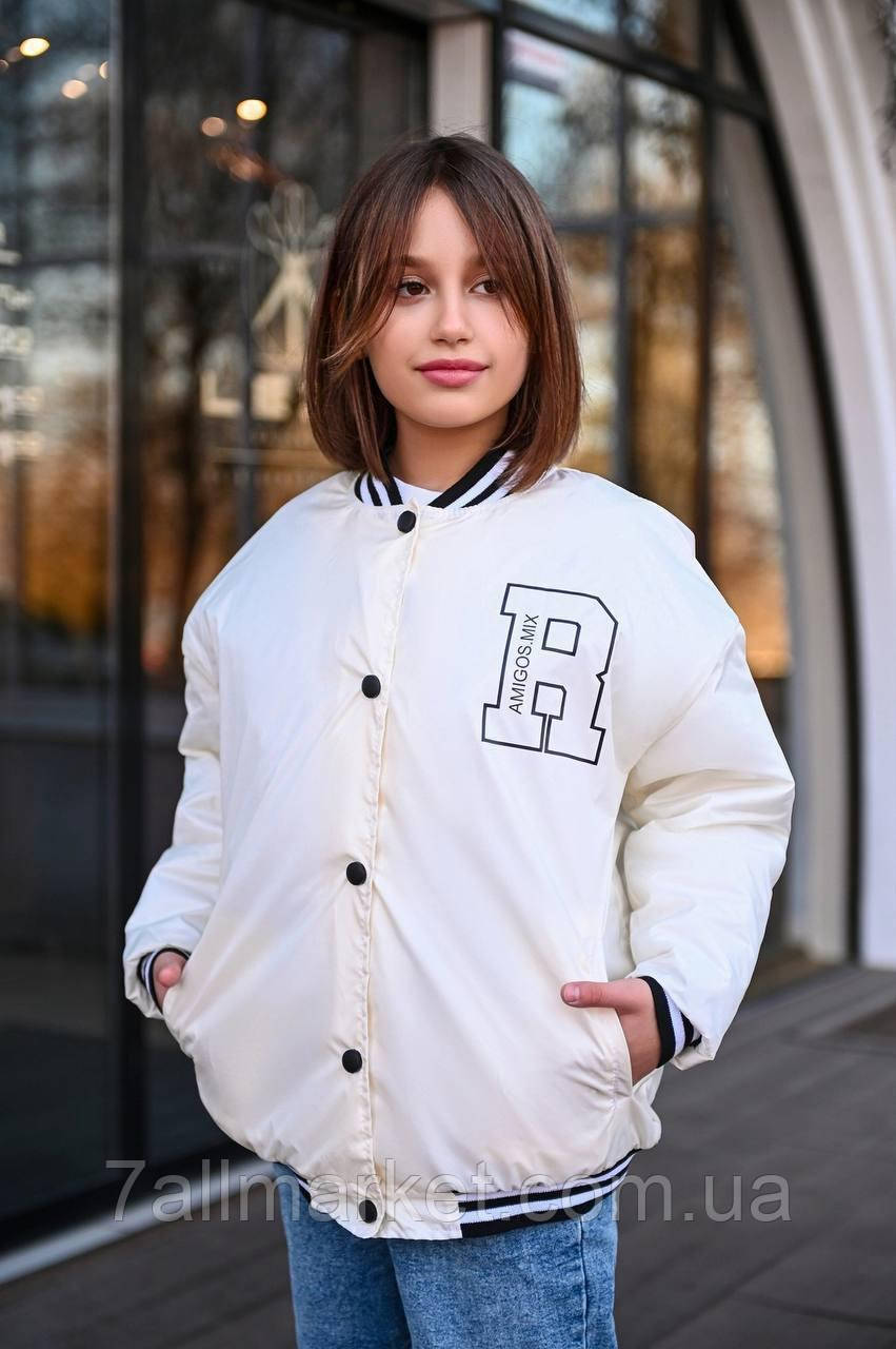 Куртка бомбер підліткова р: 140-170 (4кв) "NEWKIDS" від прямого постачальника, фото 1