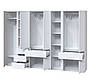 Велика шафа гардероб на 3 метри для спальні (302,1 х 52 х 200 см) | Майстер Форм Брайт, фото 2