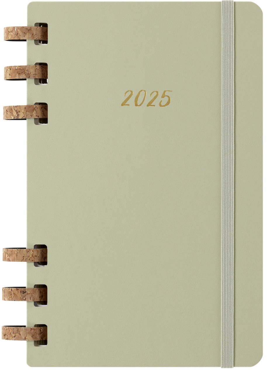 Щотижневик Moleskine 2025 Spiral середній 13х21 см ківі (8056999271510)