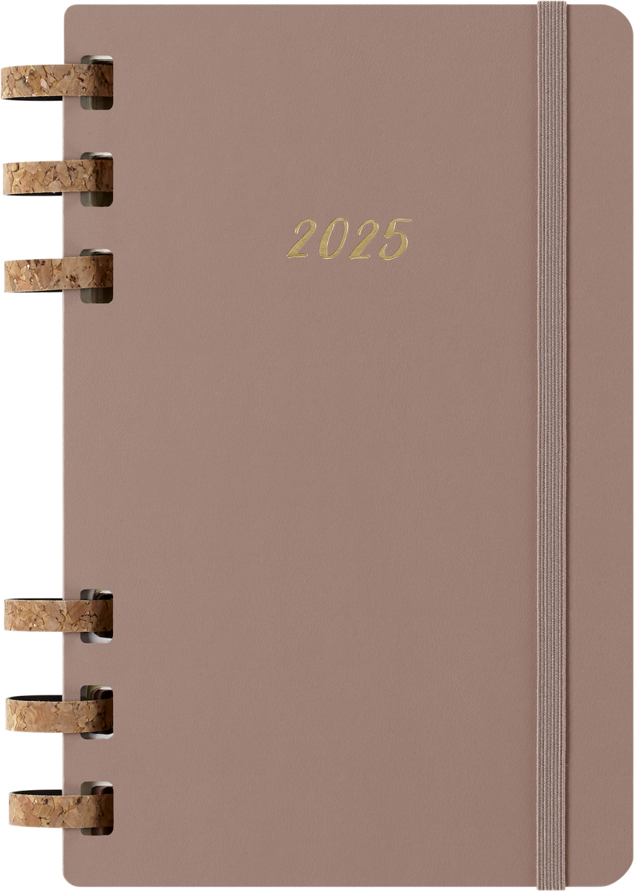 Щотижневик Moleskine 2025 Spiral середній 13х21 см мигдальний (8056999271527)