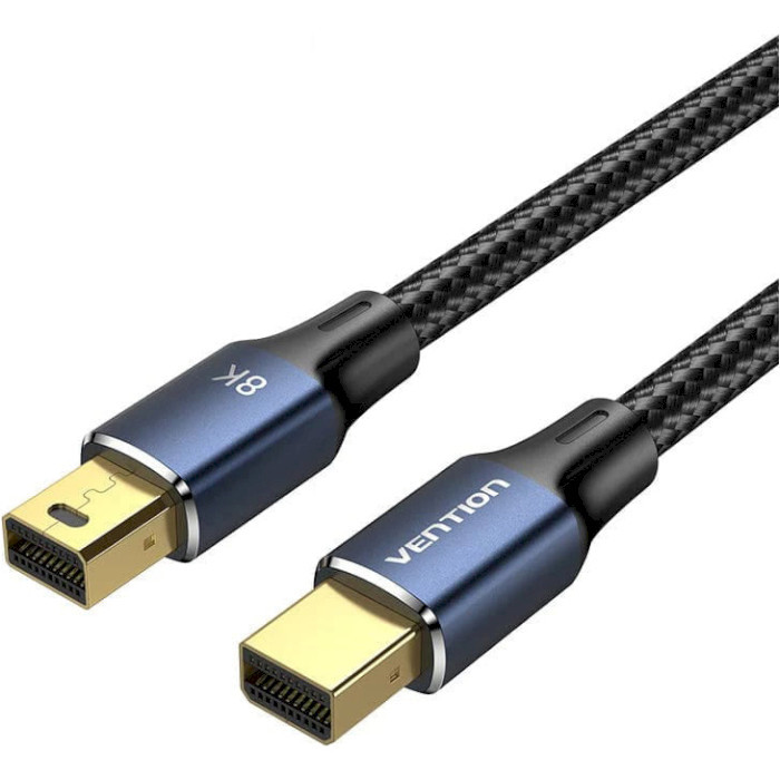 Кабель Vention Mini DisplayPort Male to Male 8K HD Cable 1.5 м Black (HCGLG), фото 1