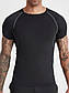 Набір компресійних футболок для тренувань. Колір: Чорний. Комплект 3 штуки. Розмір L, фото 3