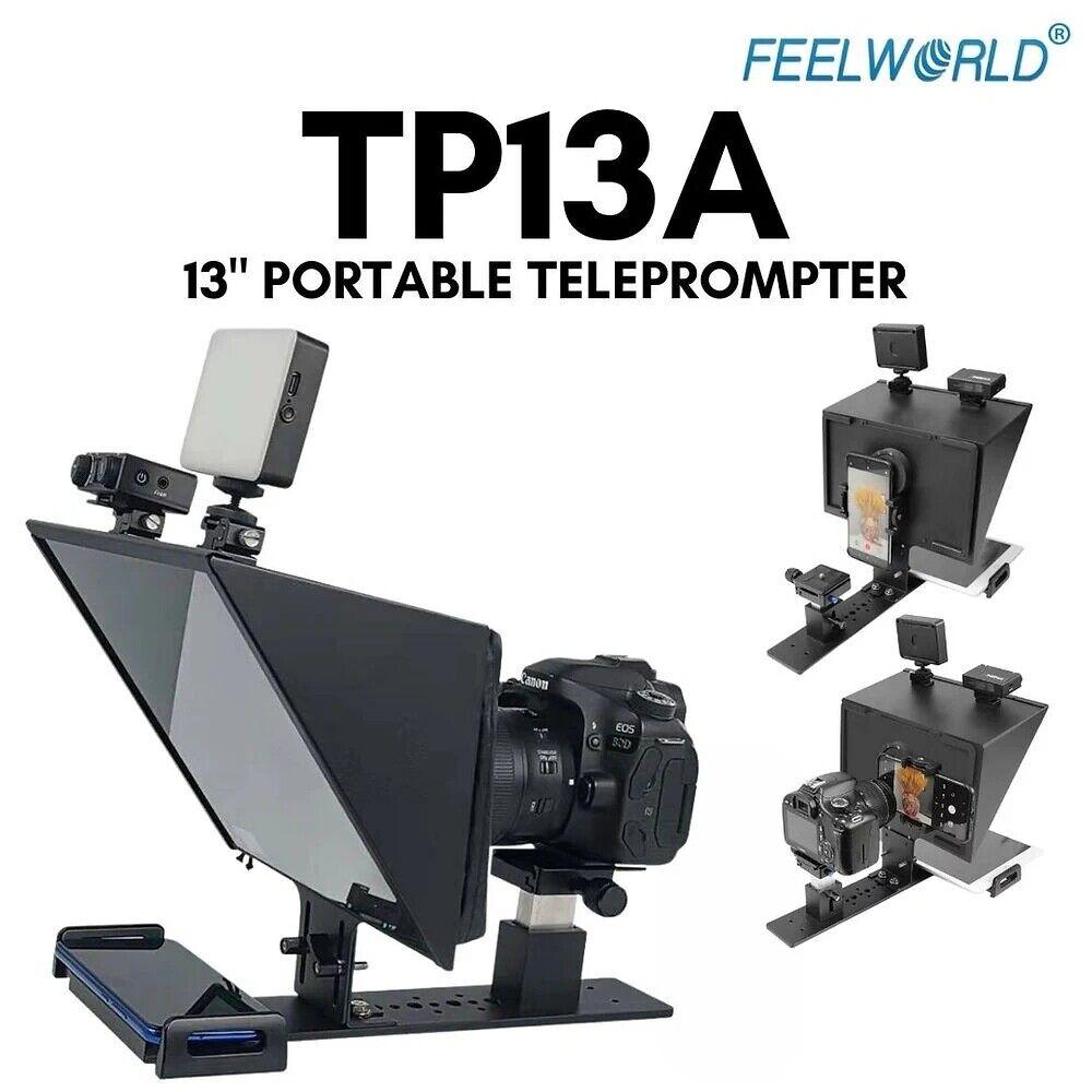 Телесуфлер-телевізор Feelworld TP13A telepromter — суфлер для смартфона або планшета (13"), фото 1