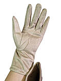 Рукавички жіночі м'який шкірозамінник+замш із фліс сенсором женские перчатки стильные только оптом, фото 5