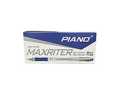 Ручка масляна Piano РТ-338 Maxriter 4км чорний (12шт/уп) ТМ КИТАЙ