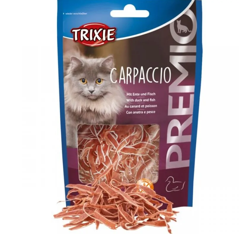Ласощі для кішок Premio Carpaccio з качкою і рибою 20г Trixie TX-42707