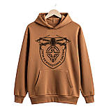 Худі чоловіче "Сили безпілотних систем ЗСУ" (чорний, олива, койот), S, фото 5