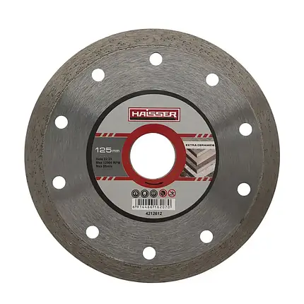 Диск діамантовий Extra ceramics 125x1.2x22.23 Haisser, фото 1