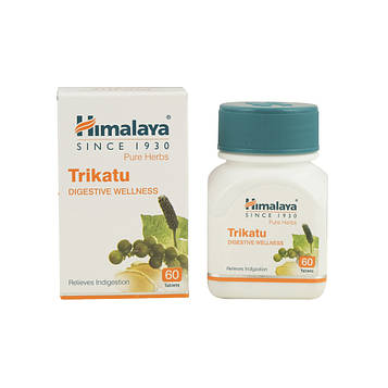 Засіб для покращення травлення та обміну речовин, виведення токсинів TRIKATU 60 таб. HIMALAYA ТРИКАТУ