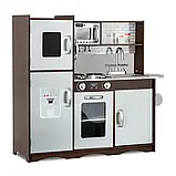 Дерев'яна дитяча кухня у ретро стилі  XL з світлом 92х82х30 см Ricokids 7833 Польща, фото 2