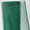 Сітка пластикова для паркану Клевер Зелений 1 м х 20 м Комірка 13х13 мм Парканна решітка пластикова, фото 5