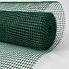 Сітка пластикова для паркану Клевер Зелений 1 м х 20 м Комірка 13х13 мм Парканна решітка пластикова, фото 2