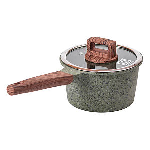 Алюмінієвий сотейник з антипригарним покриттям MGC 1,6 л з товстим дном зелений