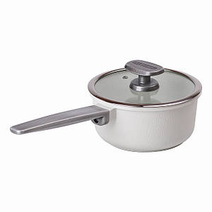 Алюмінієвий сотейник з антипригарним покриттям MGC 1,6 л з товстим дном білий