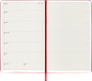 Щотижневик Moleskine 2025 середній 13х21 см червоний (8056999270285), фото 6