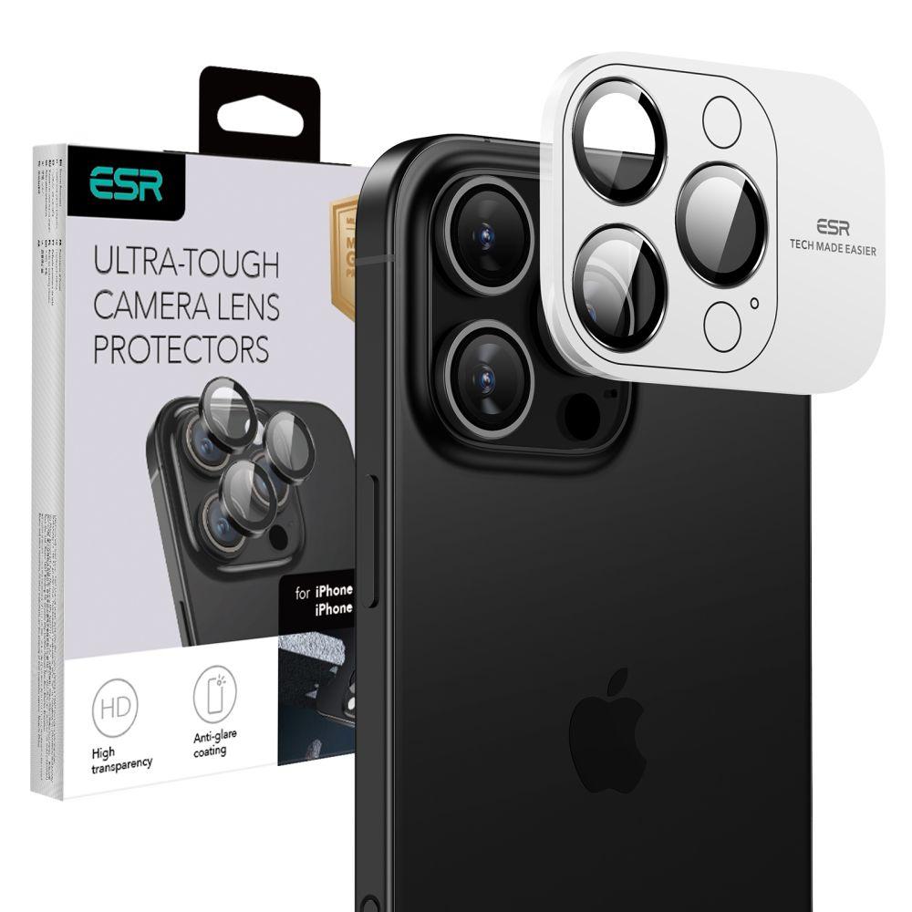 Захисне скло на камеру ESR Armorite Camera Lens Protector до iPhone 16 Pro/16 Pro Max Black (1D732002)
