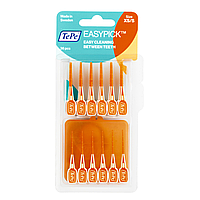 Зубочистки силиконовые TePe EasyPick XS/S с кейсом, 36 шт Оранжевые зубочистки для зубов
