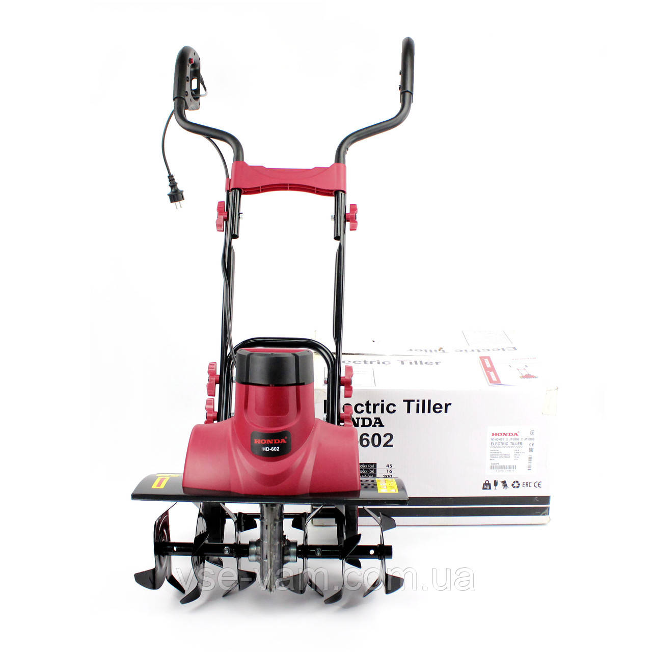 Електрокультиватор Honda HD-602 (2.0 кВт) Культиватор електричний Хонда, фото 1