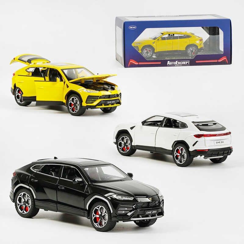 Машинка GT - 06441 (24/2) "Авто Експерт", 3 кольори, металопластик, 1:24, звук, світло, інерція, рухомі