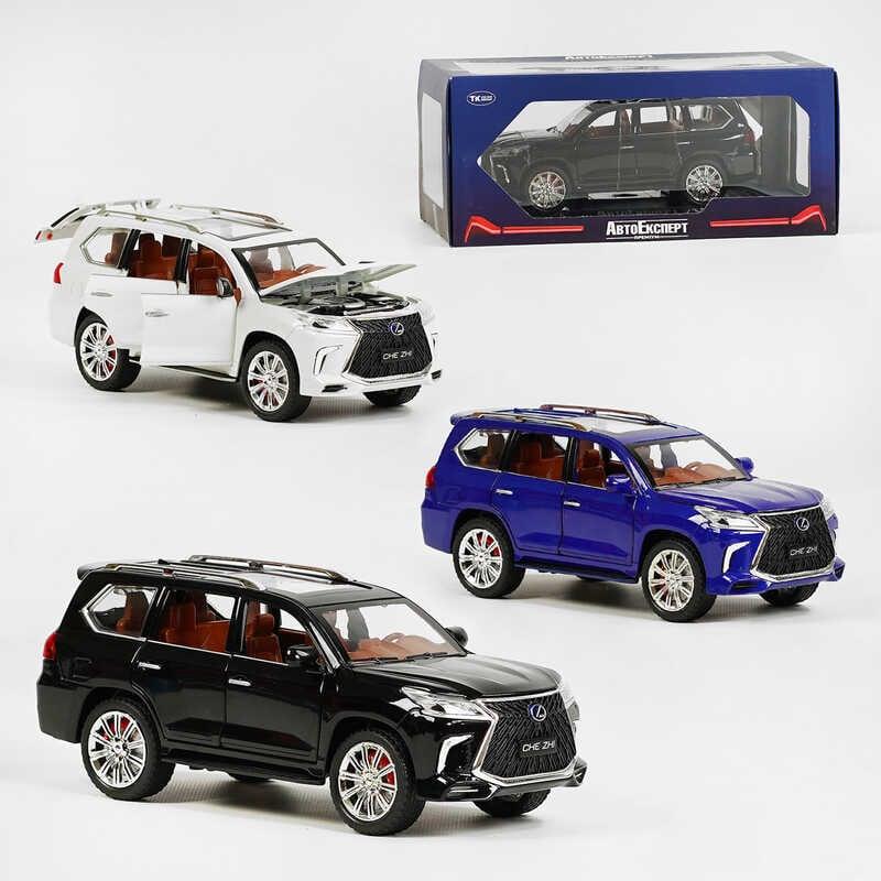 Машинка GT- 02063 (24/2) 3 види, "АвтоЕксперт", металопластик, 1:24, звук, світло, інерція, рухомі елементи, у