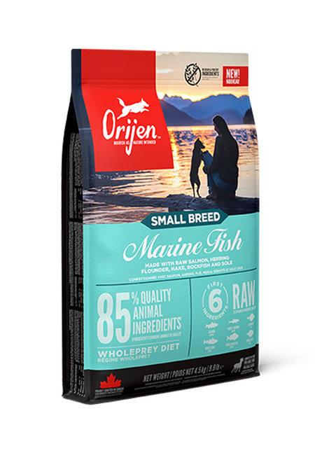 Orijen Small Breed Marine Fish беззерновий корм для собак дрібних порід, 4.5 кг