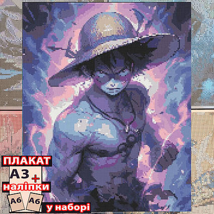 Алмазна мозаїка аніме One Piece Луффі (40*50)