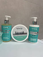 Набір для волосся м'ята-лайм top beauty 3в1 (шампунь,кондиціонер,скраб)